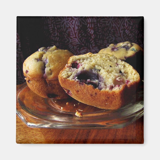 Blueberry Muffins Magnet (Vorne)