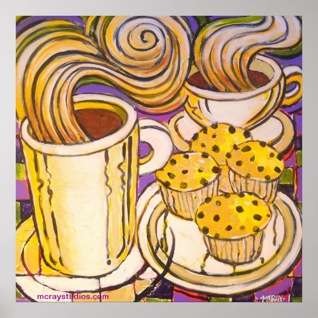 Blueberry Muffins Poster (Vorne)