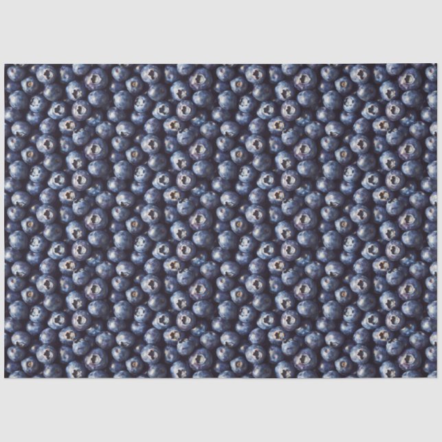 Blueberry Muster Decoupage Seidenpapier (Vorderseite)
