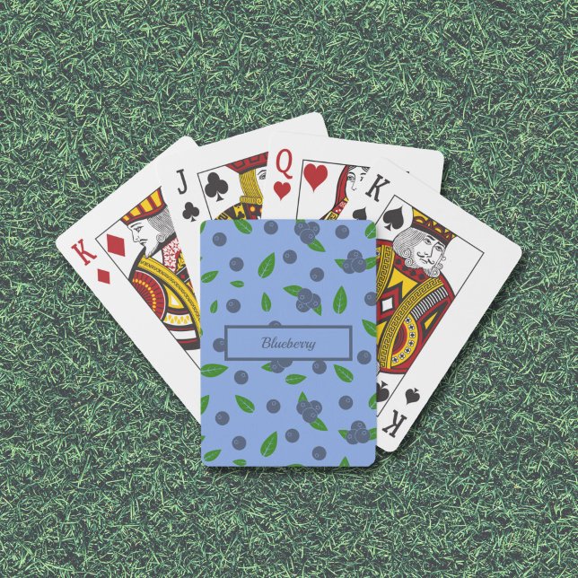 Blueberry Muster Spielkarten (Blueberry pattern Playing Cards)