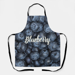 Blueberry Nah Up Detail für Veganer Schürze
