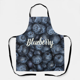 Blueberry Nah Up Detail für Veganer Schürze