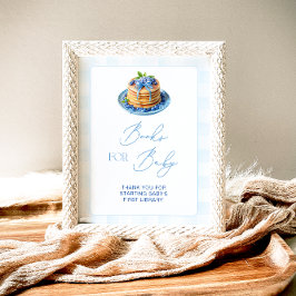Blueberry Pancake Baby Brunch Bücher für Baby Poster