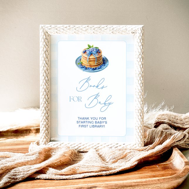 Blueberry Pancake Baby Brunch Bücher für Baby Poster (Von Creator hochgeladen)