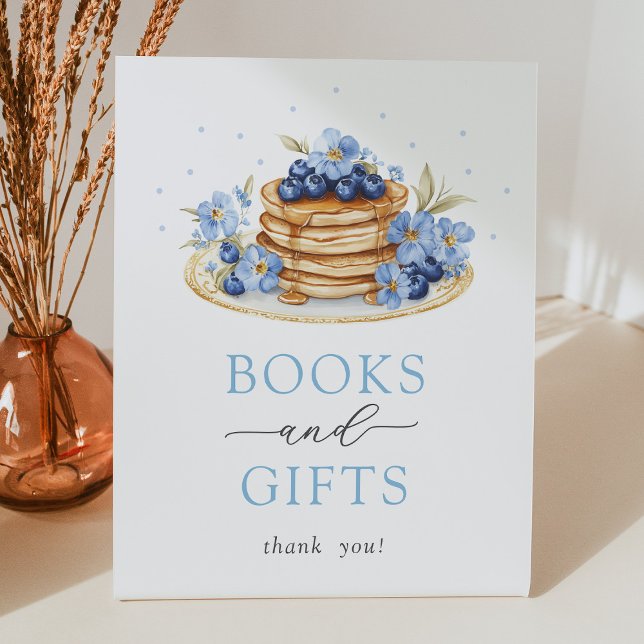 Blueberry Pancake Baby Brunch Bücher und Geschenke Sockelschild (Von Creator hochgeladen)