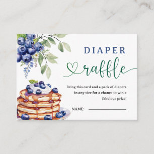 Blueberry Pancake Brunch Kinderdusche Windeln Raff Begleitkarte