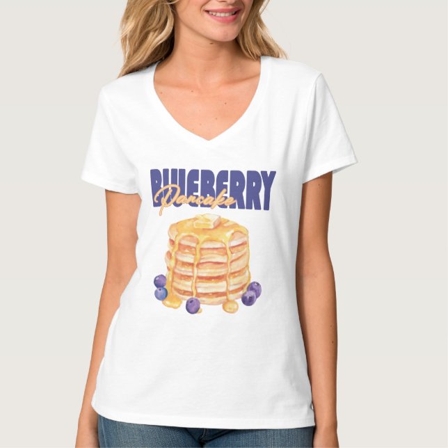 Blueberry Pancake Brunch T-Shirt (Vorderseite)
