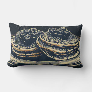 Blueberry Pancakes Throw Kissen