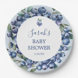 Blueberry Paper Plate Pappteller