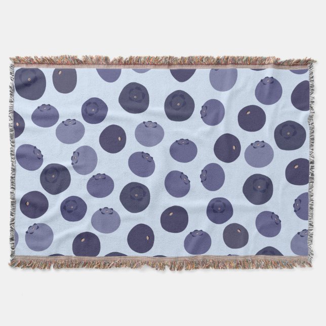 Blueberry Pattern Decke (Vorderseite)