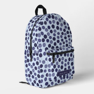 Blueberry Pattern Individuelle Name Bedruckter Rucksack