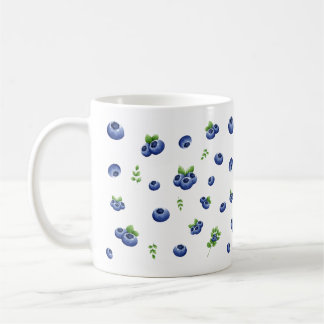 Blueberry Pattern Kaffeetasse