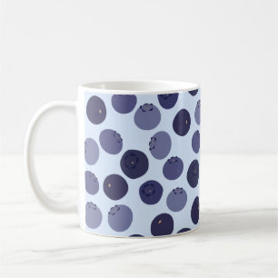 Blueberry Pattern Kaffeetasse