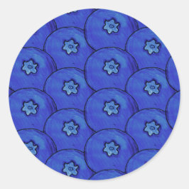 Blueberry Pattern Stickers