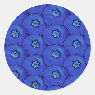 Blueberry Pattern Stickers