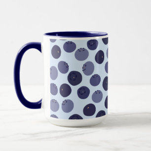 Blueberry Pattern Tasse