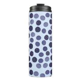 Blueberry Pattern Thermosbecher