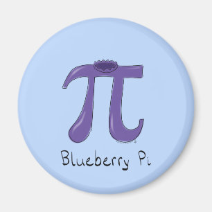 Blueberry Pi Niedlich Mah Pi Day Magnet