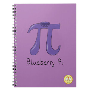 Blueberry Pi Niedlich Mah Pi Day Notebook Notizblock