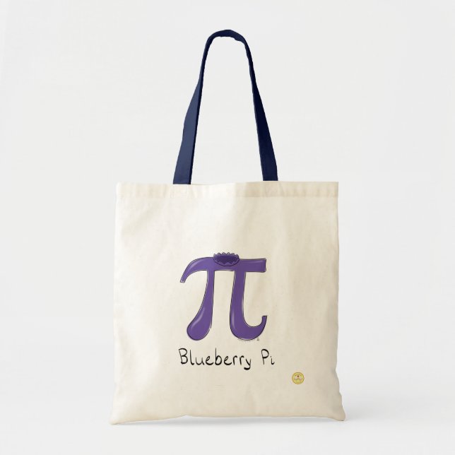Blueberry Pi Symbol Niedlich Mathelehrer Tragetasche (Vorne)