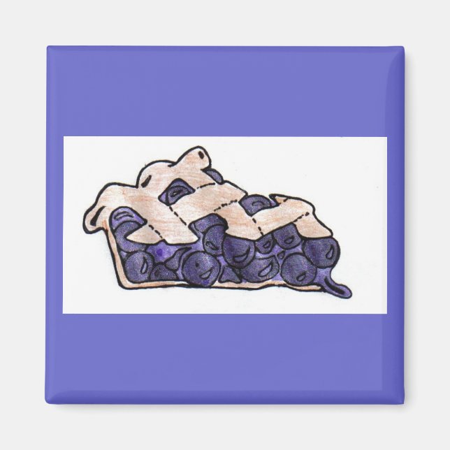 Blueberry Pie Magnet (Vorne)