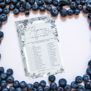 Blueberry Pregnancy Candy Bar Baby Showspiel