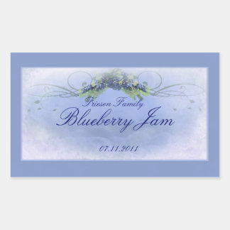 Blueberry RCL 1 Rechteckiger Aufkleber