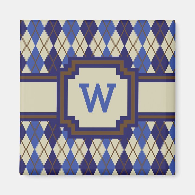 Blueberry Scone Raute Magnet (Vorne)