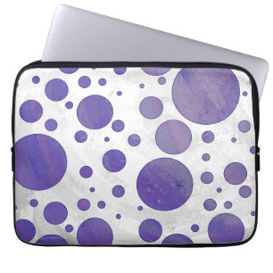Blueberry Smear Polka Dot Pattern Laptopschutzhülle