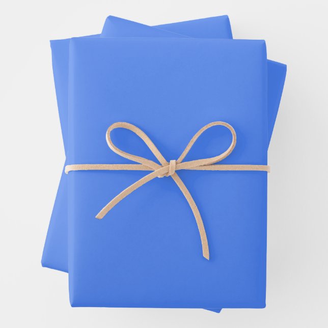 Blueberry Solid Color Geschenkpapier Set (Beispiel)