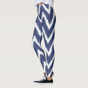 Blueberry Southern Hütte Chevrons Leggings