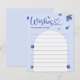 Blueberry Sweet Watercolor Kinderdusche wünscht Sp
