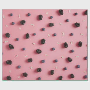 Blueberry- und Maulbeerpapier Geschenkpapier