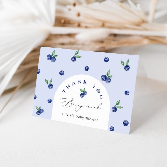 Blueberry Vielen Dank berry Vielen Dank Dankeskarte (Von Creator hochgeladen)