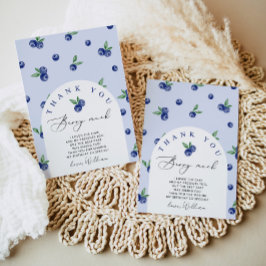 Blueberry vielen Dank berry vielen Dank Karte