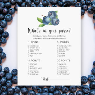 Blueberry - Was steckt in Ihrem Baby-Duschspiel?