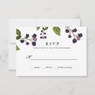BlueBerry   WEDD Response UAWG RSVP Karte