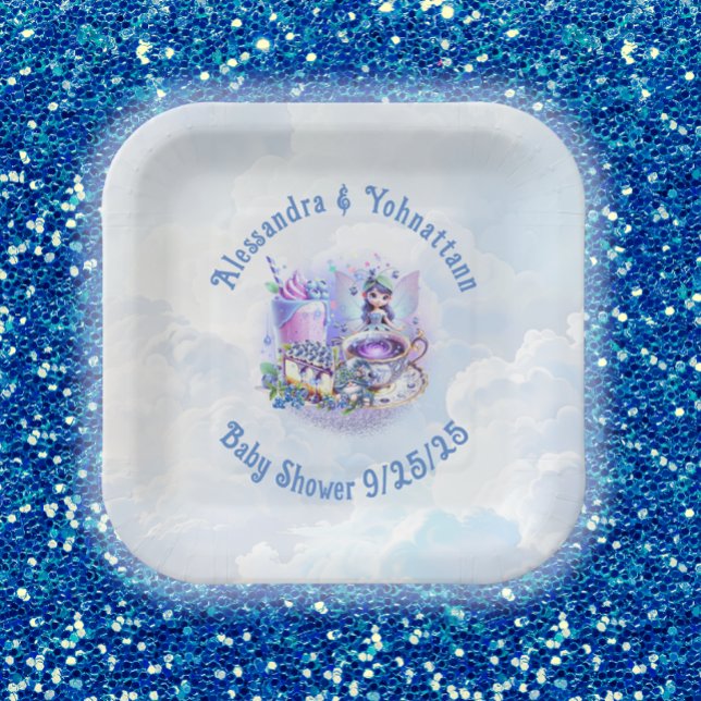 Blueberry wünscht Gnomery Kisses Shower Paper Plat Pappteller (Von Creator hochgeladen)