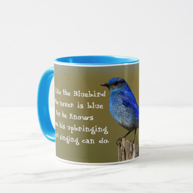 Bluebird-Angebot Tasse (Vorderseite Links)