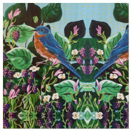 Bluebird Berry Stoff