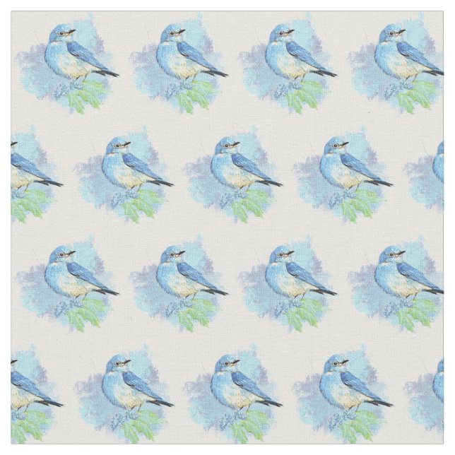 Bluebird Garden Stoff (Nahaufnahme)