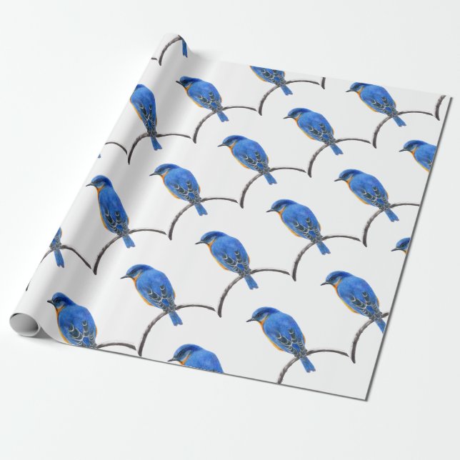 Bluebird Geschenkpapier (Ungerollt)
