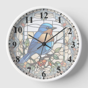 Bluebird-Imitate - Bleistift Blauer Vogel Uhr