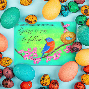 Bluebird Inspiration Post Card Postkarte