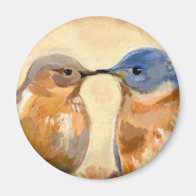 Bluebird Kiss Magnet (Vorne)