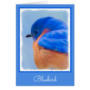 Bluebird-Malerei - Original Bird Art