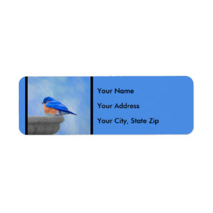 Bluebird-Malerei - Original Bird Art
