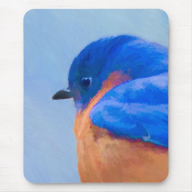 Bluebird-Malerei - Original Bird Art Mousepad (Vorne)