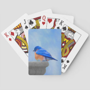 Bluebird-Malerei - Original Bird Art Spielkarten