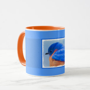 Bluebird-Malerei - Original Bird Art Tasse